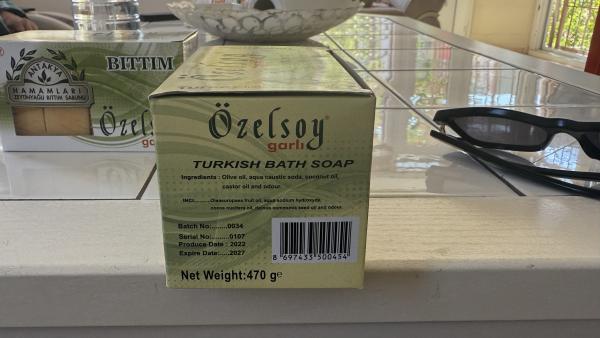 Antakya Hamam Soap with Oliveoil 740g 4 Pcs